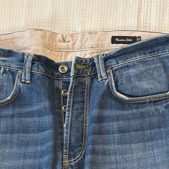 Massimo Dutti men’s blue jeans 32 28 - Picture 4 of 12